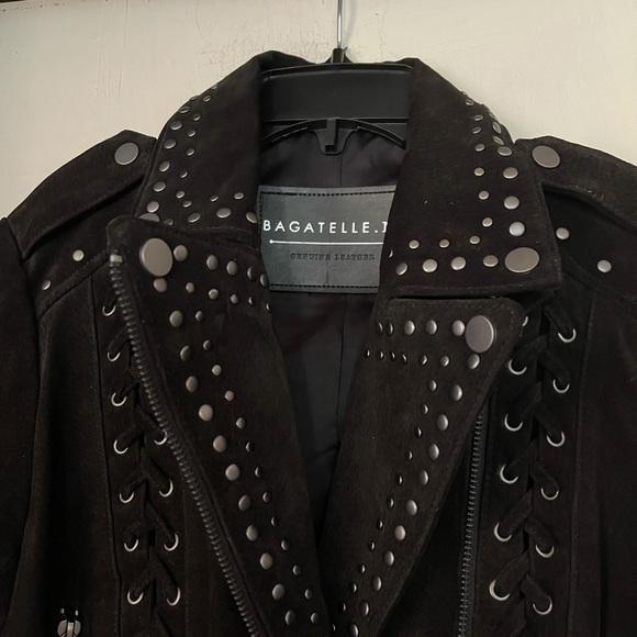 Ladies’ Bagatelle.NYC leather jacket. Small, lined - Picture 3 of 5